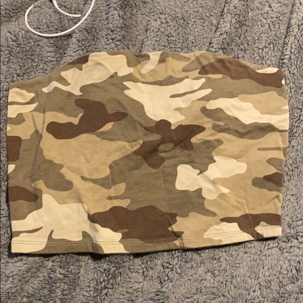 CAMO TUBE TOP